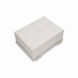 Boxco Q-Series 350x450x200mm Plastic Enclosure, IP67, IK08, ABS, Grey Cover, Hinge Type with Plate - PHOTO 2