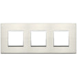 Vimar Eikon Evo Plate 6M (2+2+2) 71MM Aluminium Titanium