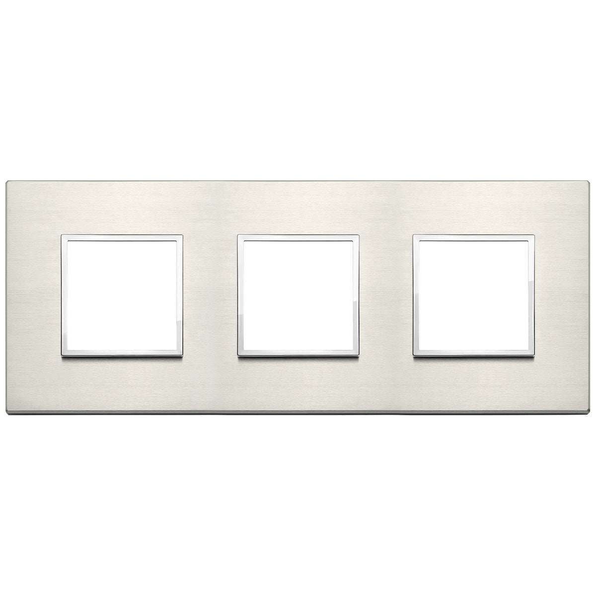 Vimar Eikon Evo Plate 6M (2+2+2) 71MM Aluminium Titanium
