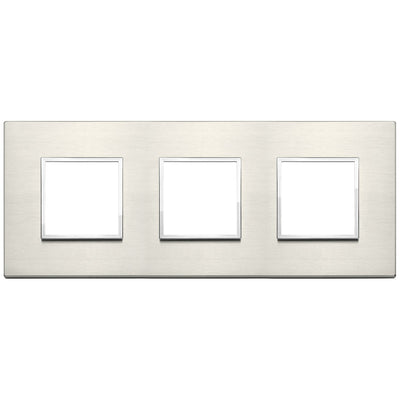 Vimar Eikon Evo Plate 6M (2+2+2) 71MM Aluminium Titanium