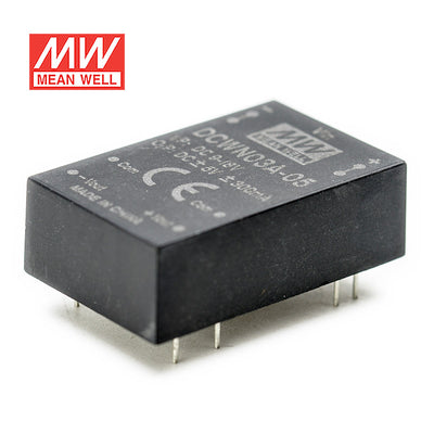 Mean Well DCWN03A-05 DC-DC Converter - 3W 9~18V DC in 5V out 300mA