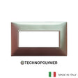 Vimar Plana Plate 5M BS Technopolymer Iridescent Brown
