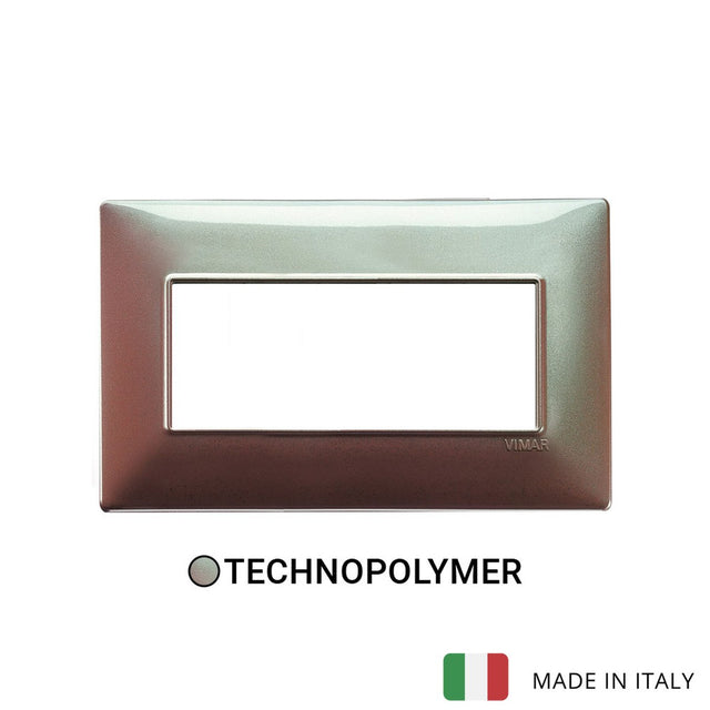 Vimar Plana Plate 5M BS Technopolymer Iridescent Brown