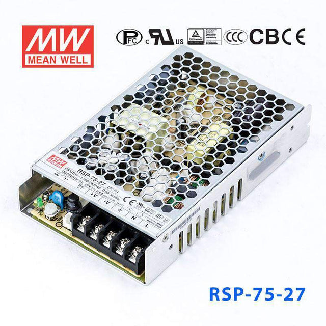 Mean Well RSP-75-27 Power Supply 75W 27V