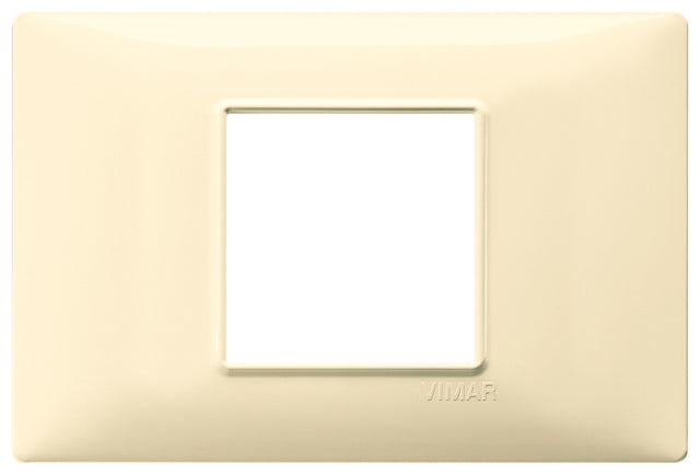Vimar Plana Plate 2M Technopolymer Cream white