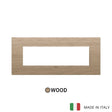Vimar Eikon Exe Plate 7M Wood Oak