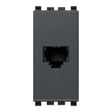 Eikon RJ11 Phone Jack 6/4 Grey