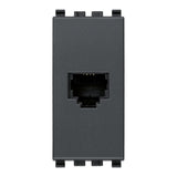 Eikon RJ11 Phone Jack 6/4 Grey