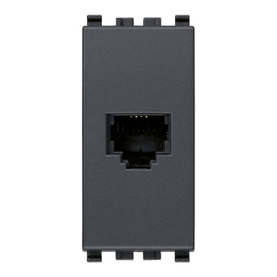 Eikon RJ11 Phone Jack 6/4 Grey