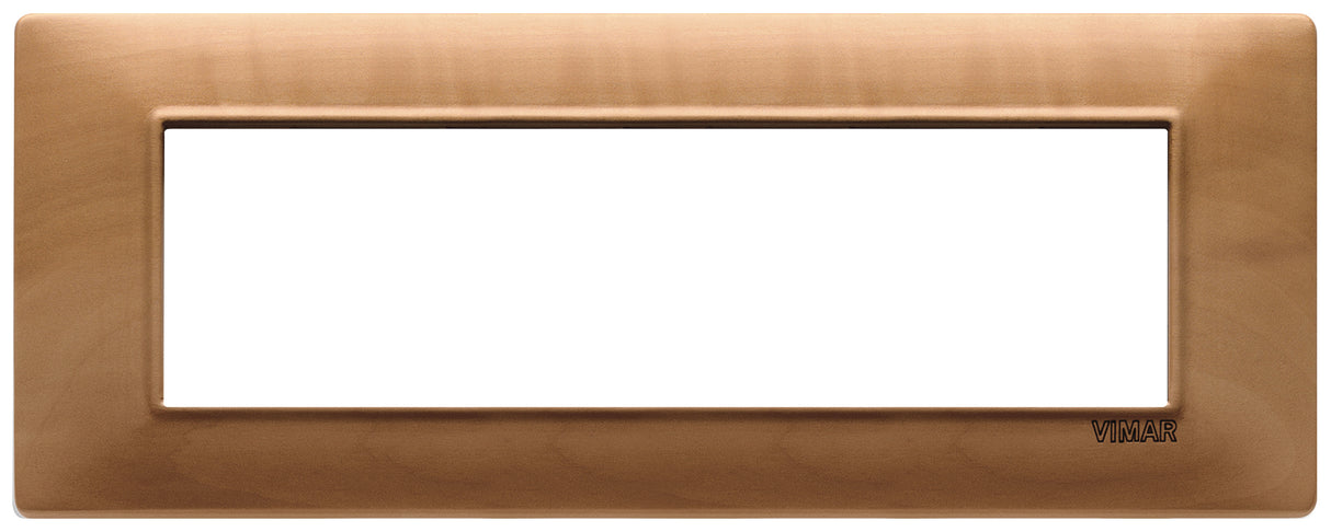 Vimar Plana Plate 7M Wood Pear-Tree