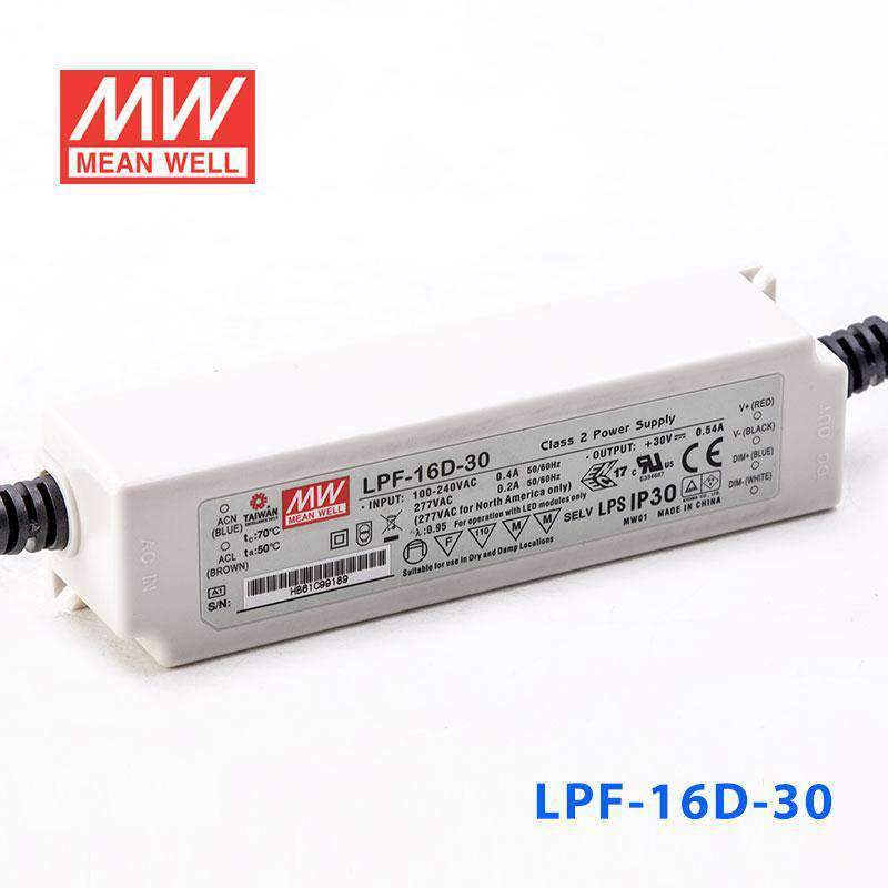 Mean Well LPF-16D-30 Power Supply 16W 30V - Dimmable 540mA - PHOTO 1