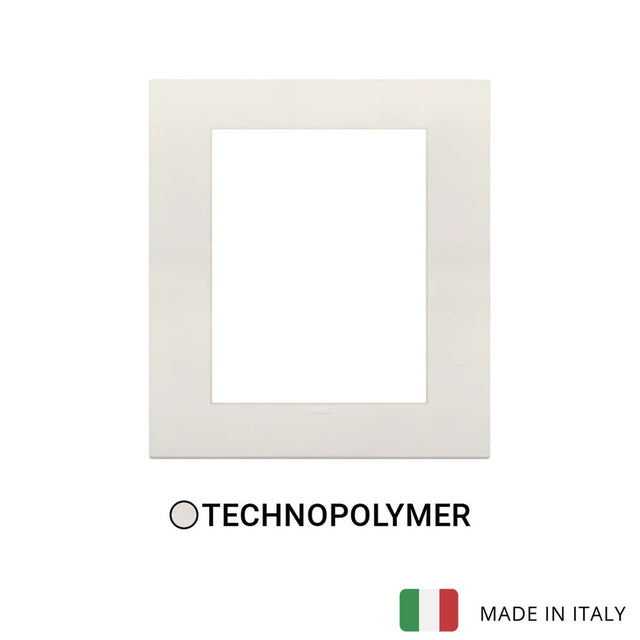 Vimar Arke Classic Plate 8M Technopolymer Ivory