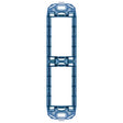 Vimar VM-19627 Frame 2M for Panel Mounting with Screws Blue