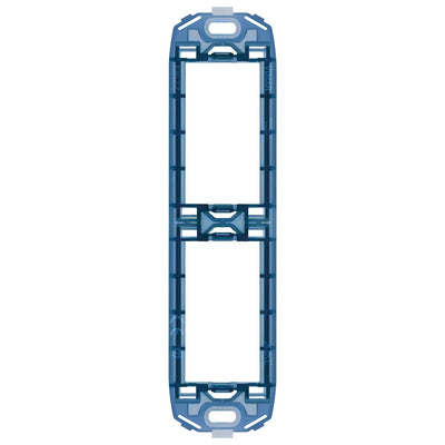 Vimar VM-19627 Frame 2M for Panel Mounting with Screws Blue