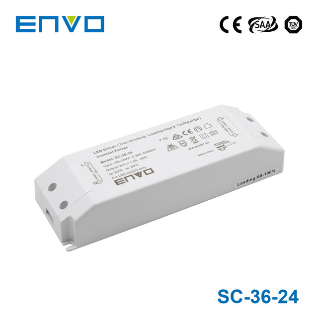 Envo SC-36-24 Power Supply 36W 24V 1.5A - Triac dimmable