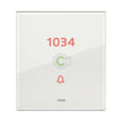 Vimar Plate 3M F/Transponder NR White Diamond