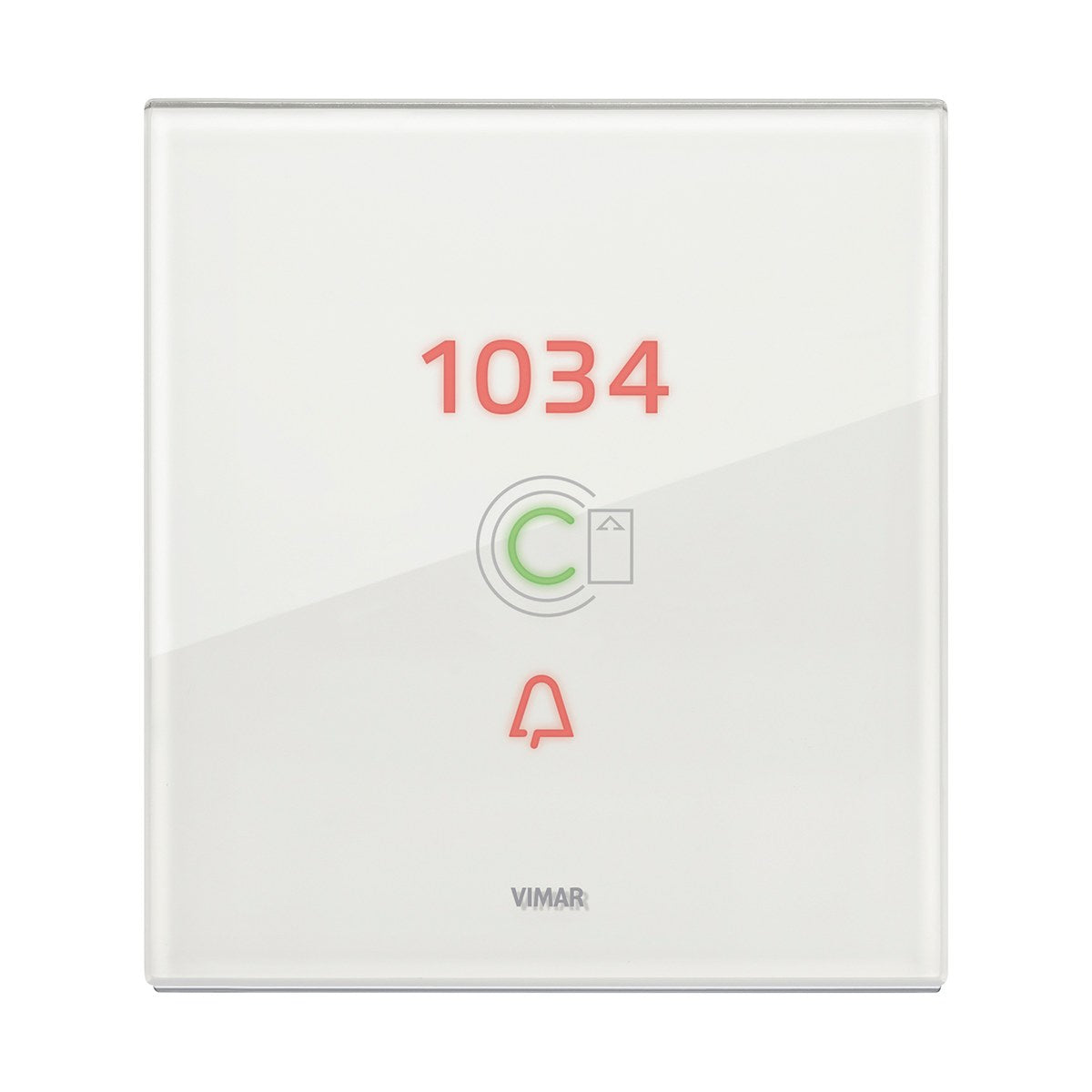 Vimar Plate 3M F/Transponder NR White Diamond