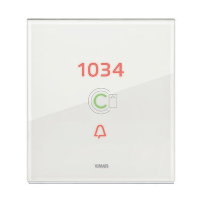 Vimar Plate 3M F/Transponder NR White Diamond