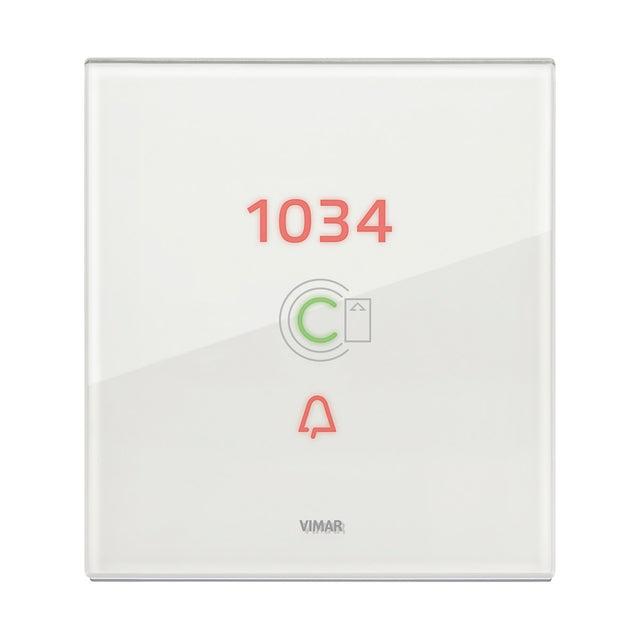 Vimar Plate 3M F/Transponder NR White Diamond