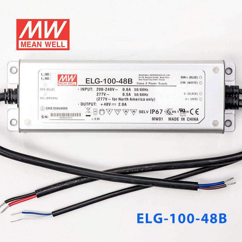 Mean Well ELG-100-48B Power Supply 96W 48V - Dimmable - PHOTO 2