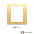 Vimar Eikon Evo Plate 8(4+4)M Aluminium Polished Gold
