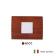 Vimar Arke Wood 1 Gang Switch - Cherry Wood - 16A