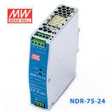 Mean Well NDR-75-24 Single Output Industrial Power Supply 75W 24V 3.2A - DIN Rail - PHOTO 1