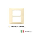 Vimar Plana Plate 6(3+3)M Technopolymer Cream