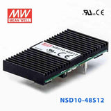 Mean Well NSD10-48S12 DC-DC Converter - 9.96W - 22~72V in 12V out 830mA