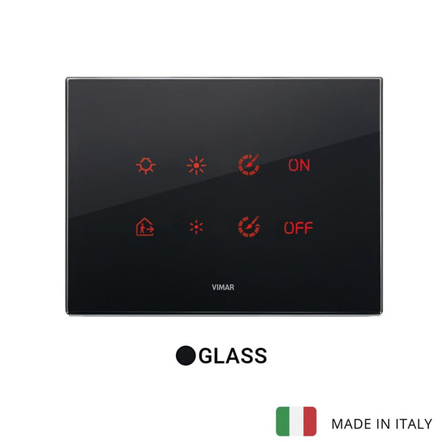 Vimar Eikon Tactil Plate 4M Crystal Black Diamond