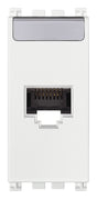 Arke RJ45 Cat 6 Netsafe UTP Outlet White