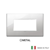 Vimar Eikon Plate 4M Metal Titanium