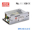 Mean Well EPS-45-3.3-C Power Supply 26W 3.3V 8A