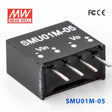 Mean Well SMU01M-05 DC-DC Converter - 1W - 10.8~13.2V in 5V out 200mA