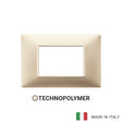 Vimar Plana Plate 3M Technopolymer Matt Champagne