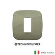 Vimar Arke Round Plate 1M Technopolymer Green