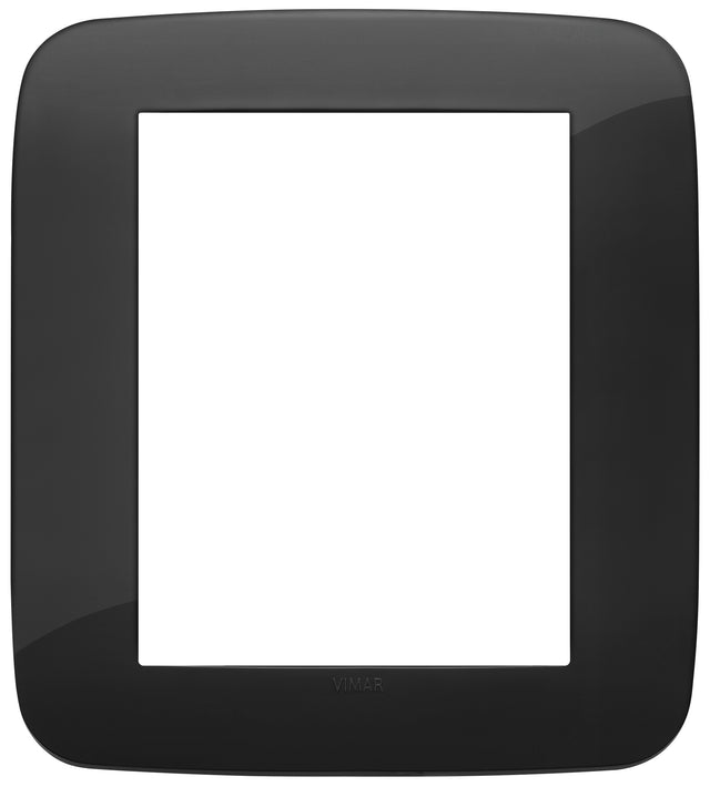 Vimar Arke Round Plate 8M Technopolymer Black