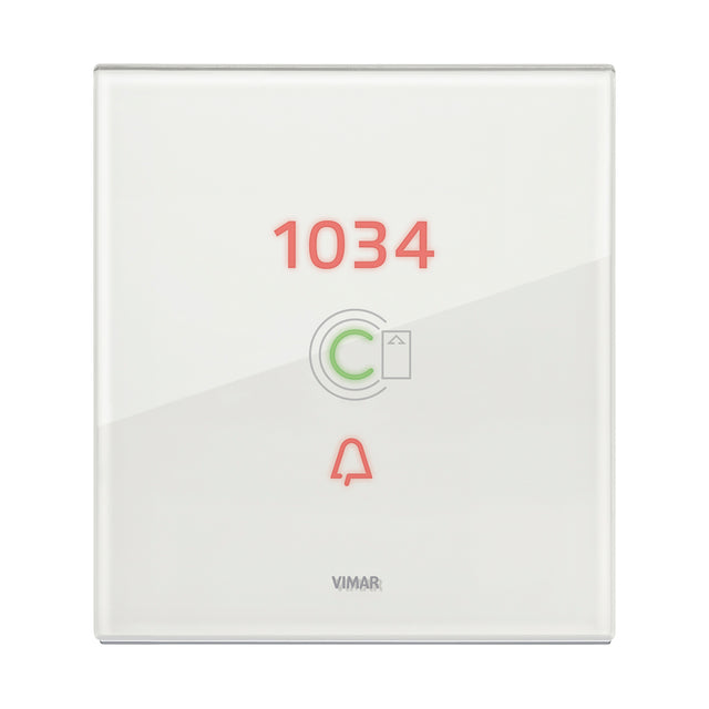 Vimar Plate 3M F/Transponder NR White Diamond