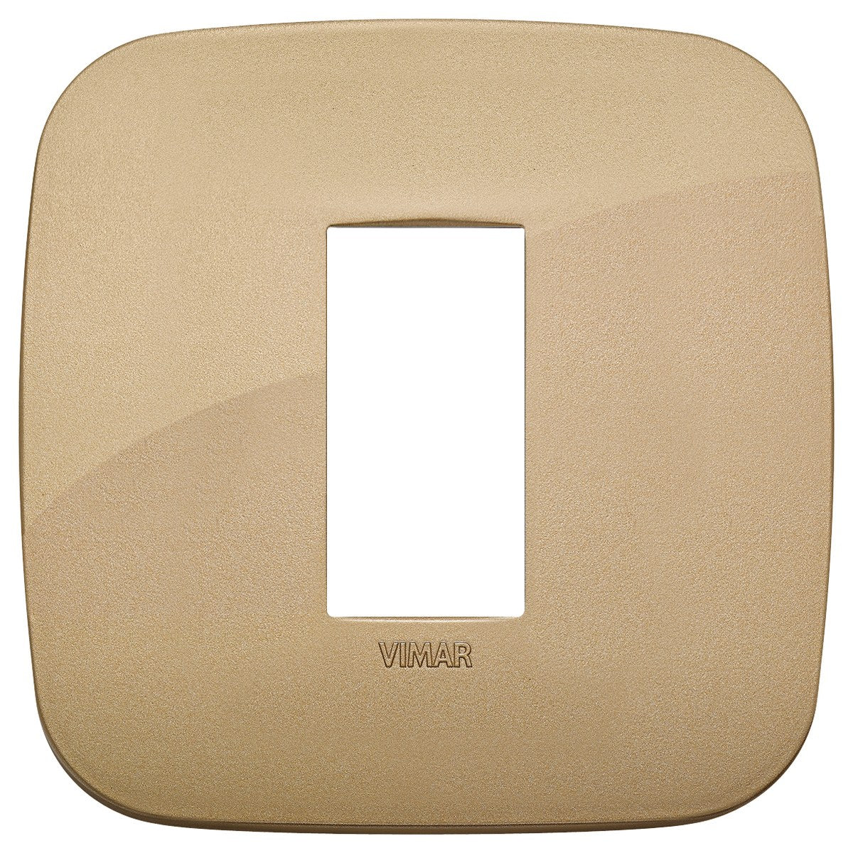 Vimar Arke Round Plate 1M Technopolymer Antique Gold