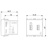 Plana USB Supply Unit 2M 5V 1A White - PHOTO 3