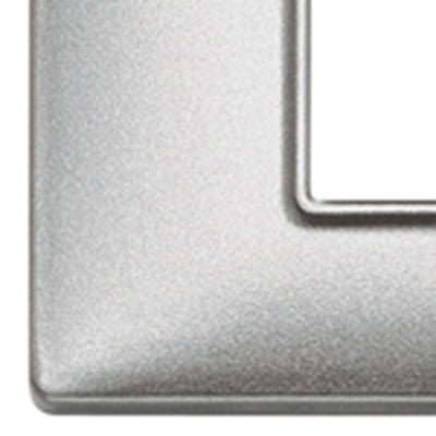 Vimar Plana Plate 6M Technopolymer Silver