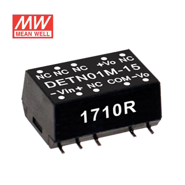 Mean Well DETN01N-05 DC-DC Converter - 1W - 21.6~26.4V in ±5V out 100mA