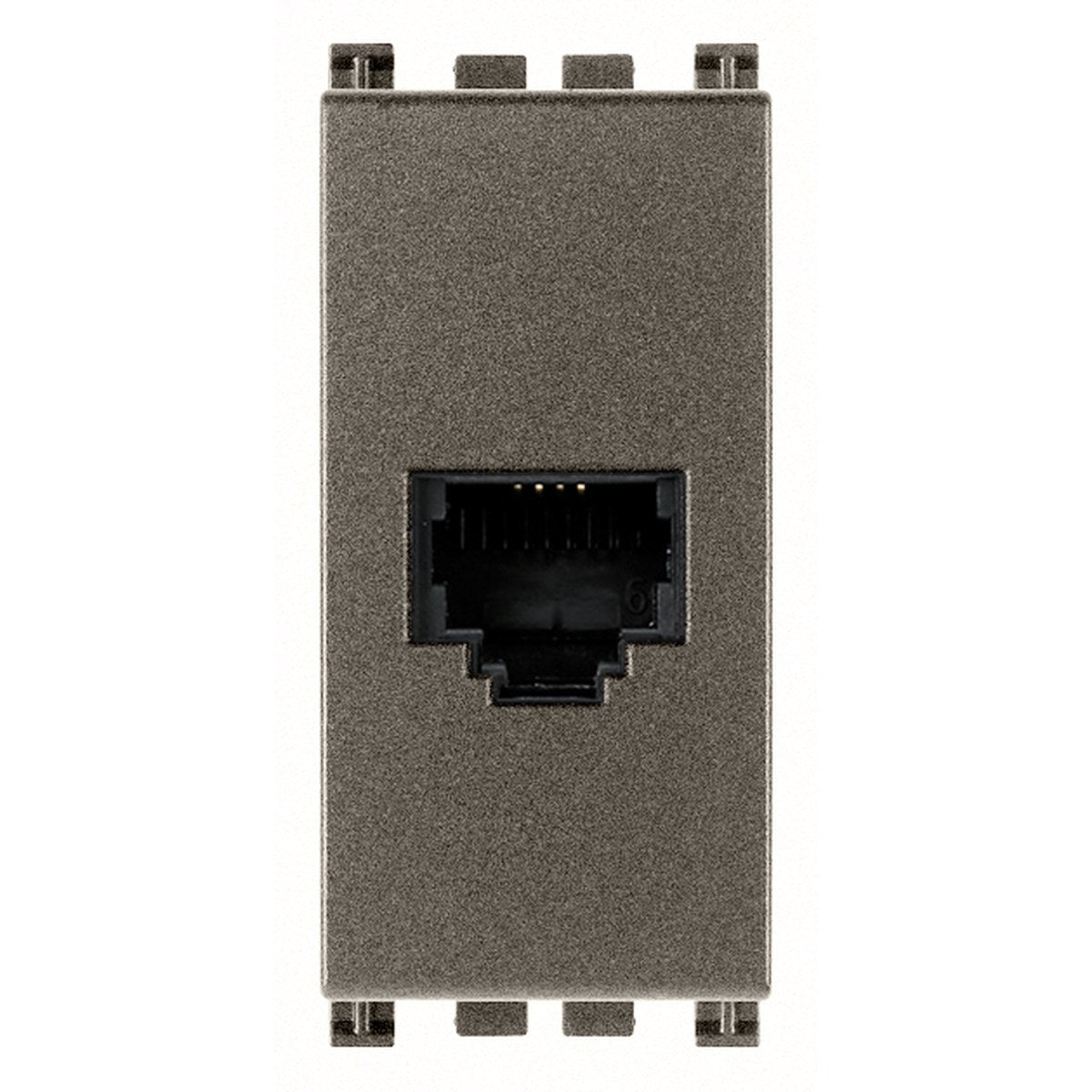 Arke RJ11 Phone Jack 6/4 Aluminium