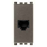 Arke RJ11 Phone Jack 6/4 Aluminium