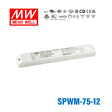 MEAN WELL SPWM-75-12 75.6W 12V CV LED Driver 6.3A