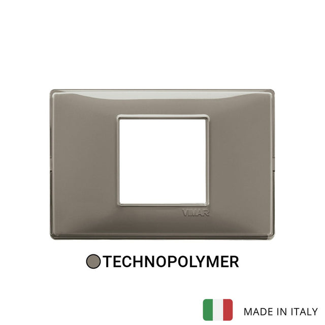 Vimar Plana Plate 2M Technopolymer Reflex Grey