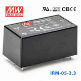 Mean Well IRM-05-3.3 Switching Power Supply 4.125W 3.3V 1.25A - Encapsulated