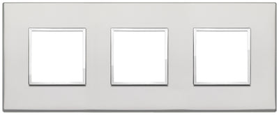 Vimar Eikon Evo Plate 6M (2+2+2) 71MM Aluminium Silver