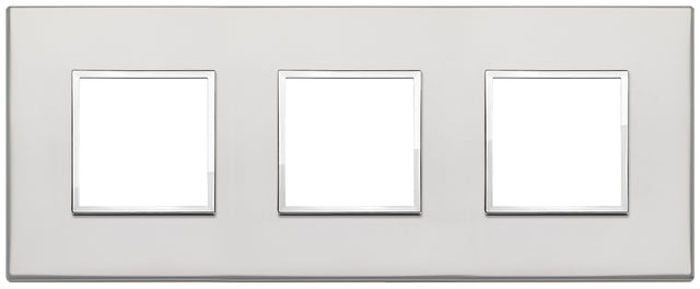 Vimar Eikon Evo Plate 6M (2+2+2) 71MM Aluminium Silver