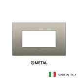 Vimar Arke Classic Plate 4M Metal Matt Beige